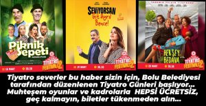 TİYATROSEVERLER BU HABER SİZİN İÇİN....