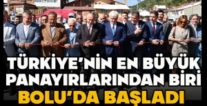 TÜRKİYE’NİN EN BÜYÜK PANAYIRLARINDAN BİRİ BOLU’DA BAŞLADI