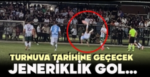 TURNUVA TARİHİNE GEÇECEK  JENERİKLİK GOL…