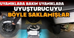 UYANIK UYUŞTURUCU TACİRİ NARKOTİK KÖPEĞİNE TAKILDI
