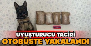 UYUŞTURUCU TACİRİ OTOBÜSTE YAKALANDI