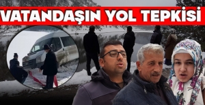 VATANDAŞIN YOL TEPKİSİ: "BU YOLDA OKUL TAŞITLARI İÇİN HAYATİ BİR RİSK VAR"