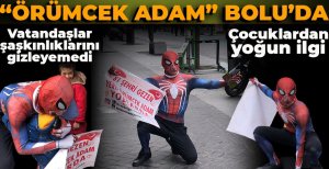 YERLİ "ÖRÜMCEK ADAM" BOLU'DA