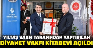 YILTAŞ VAKFI TARAFINDAN YAPTIRILAN DİYANET VAKFI KİTABEVİ AÇILDI