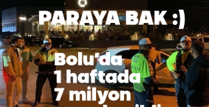 1 HAFTADA 7 MİLYON TL CEZA KESİLDİ....