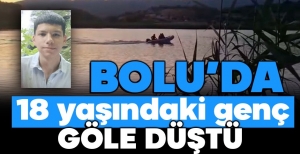18 YAŞINDAKİ GENÇ GÖLE DÜŞEREK KAYBOLDU