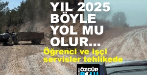 2025 YILINDA KÖY YOLUNUN İÇLER ACISI HALİ...
