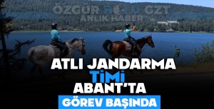 ATLI JANDARMA TİMİ ABANT'TA GÖREV BAŞINDA