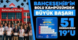 BAHÇEŞEHİR KOLEJİ BOLU KAMPÜSÜ'NDEN FEN LİSELERİNE BÜYÜK BAŞARI