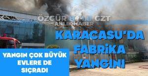 BOLU  FABRİKA YANGINI