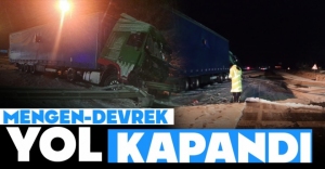 BOLU MENGEN YOLU FELAKET.... SIK SIK KAZALAR YAŞANIYOR