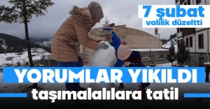 BOLU VALİLİĞİNDEN İKİNCİ KAR TATİLİ AÇIKLAMASI