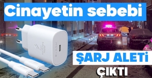 BOLU'DA CİNAYETİN SEBEBİ, "ŞARJ ALETİ" ÇIKTI