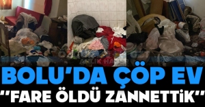 BOLU'DA ÇÖP EV EKİPLERİ ŞAŞKINA ÇEVİRDİ