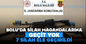 BOLU'DA  DÜĞÜN MAGANDALARINA GEÇİT YOK: 7 SİLAH ELE GEÇİRİLDİ