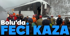BOLU’DA FECİ KAZA…