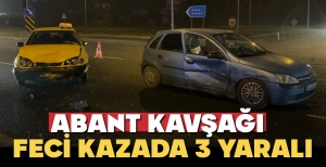 BOLU’DA FECİ KAZA… 3 YARALI