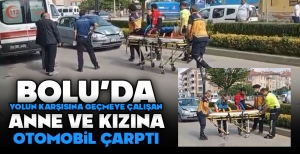 BOLU'DA FECİ KAZA... ANNE VE KIZI YARALANDI