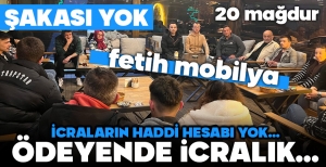 BOLU'DA FETİH MOBİLYAYA TEPKİLER ÇIĞ GİBİ BÜYÜYOR... 20 MAĞDUR BİR ARAYA GELDİ İCRALARIN HADDİ HESABI YOK… ÖDEYENDE İCRALIK…