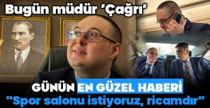 BOLU'DA GÜNÜN EN GÜZEL HABERİ... DOWN SENDROMLU GENÇ BİR GÜNLÜĞÜNE MÜDÜR OLDU...