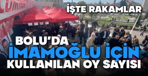 BOLU'DA İMAMOĞLU'NA ÇIKAN OY SAYISI AÇIKLANDI