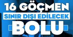 BOLU'DA KAÇAK GÖÇMEN OPERASYONU...