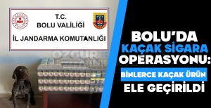 BOLU'DA KAÇAK SİGARA OPERASYONU: BİNLERCE KAÇAK ÜRÜN ELE GEÇİRİLDİ