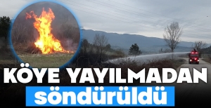 BOLU'DA KORKUTAN YANGIN...