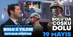 BOLU'DA MUHTEŞEM 19 MAYIS COŞKUSU....