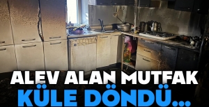 BOLU'DA MUTFAK YANGINI...İŞTE DETAYLAR