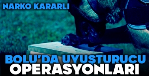 BOLU'DA NARKO KARARLI... UYUŞTURUCUYA BİR DARBE DAHA