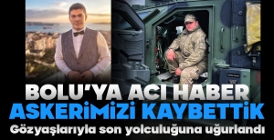 BOLULU ASKER SON YOLCULUĞUNA UĞURLANDI...