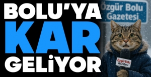 BOLULULAR DİKKAT.... KAR GERİ GELİYOR....