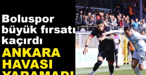 BOLUSPOR BÜYÜK FIRSAT TEPTİ...