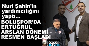 BOLUSPOR ERTUĞRUL ARSLAN'A EMANET...