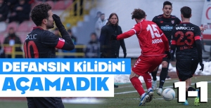 BOLUSPOR, KEÇİÖREN KİLİDİNİ AÇAMADI... BERABERLİĞE RAZI OLDUK..