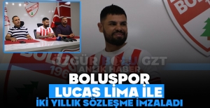 BOLUSPOR LUCAS LİMA İLE 2 YILLIK SÖZLEŞME İMZALADI