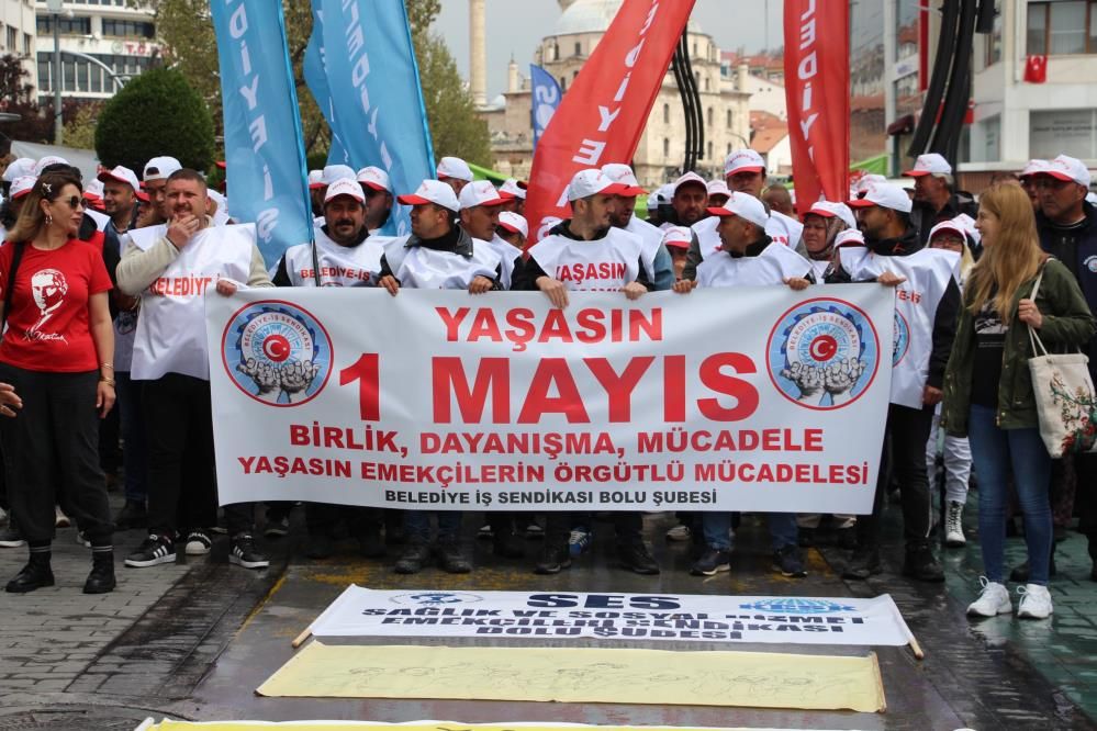 BOLU'DA 1 MAYIS ÇOŞKUSU....