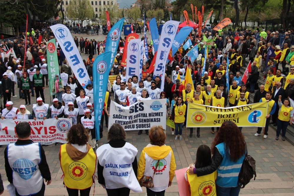 BOLU'DA 1 MAYIS ÇOŞKUSU....