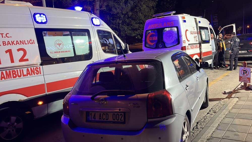 BOLU'DA BIÇAKLI KAVGA, 2 KİŞİ YARALANDI...