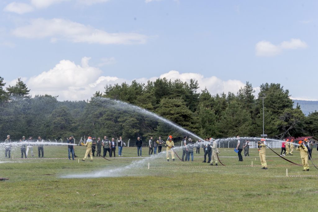BOLU'DA YANGIN SÖNDÜRME YARIŞI... İŞTE BİRİNCİ GELEN İLÇE