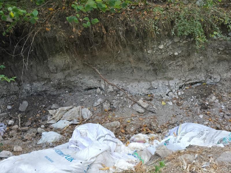 TAVUK LEŞLERİNİ DOĞANIN GÖBEĞİNE ATMIŞLAR....