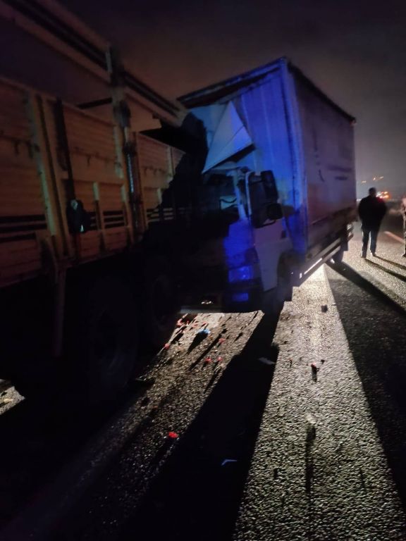 TEM’İN BOLU GEÇİŞİNDE FECİ KAZA…1 YARALI
