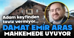 DAMAT EMİR DURUŞMADA UYUKLUYORMUŞ...