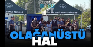 DAVANIN GÖRÜLDÜĞÜ SALON GİRİŞİNDE OLAĞANÜSTÜ HAL....