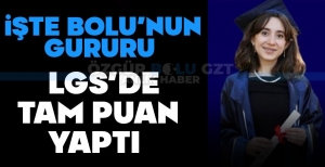 ELİF ERCİVAN BOLU'NUN GURURU OLDU...