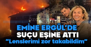 EMİNE ERGÜL SUÇU KOCASINA ATTI