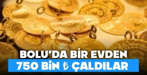 EVDEN 750 BİN TL ZİYNET EŞYASI ÇALDI...