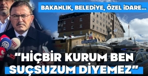 "HİÇ BİR KURUM BEN SUÇSUZUM DİYEMEZ"