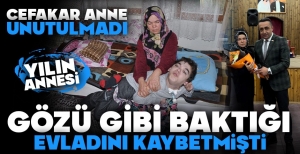 İŞTE BOLU'DA ELİ ÖPLESİ YILIN ANNESİ....